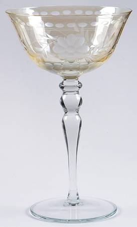 Antique Luster Topaz Champagne/Tall Sherbet