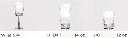 Water Lily Highball Glass