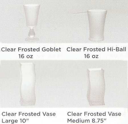 Lifestyle Essentials Clear Frosted Highball Glass