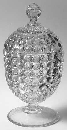 Thousand Eye Clear Sugar Bowl & Lid