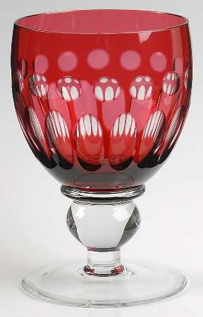 Bloomsbury Cranberry Water Goblet