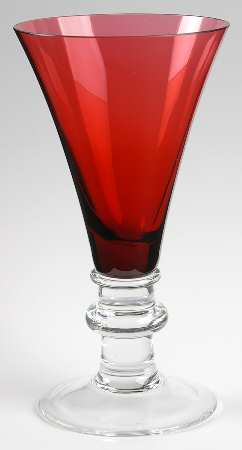 Society Cranberry Water Goblet