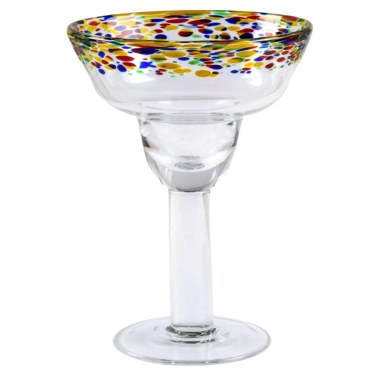 Fiesta Confetti Martini Glass