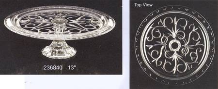 Jasmin 13" Diameter Cake Stand/Pedestal