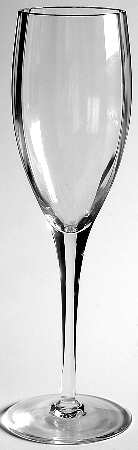 RGS8 (Platinum Trim) Fluted Champagne by Rogaska
