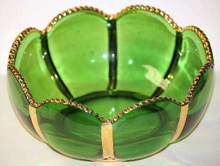 X Ray Green (Emerald) 8" Round Bowl