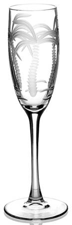 Palm Tree Fluted Champagne