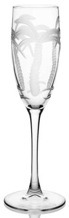 Palm Tree Fluted Champagne