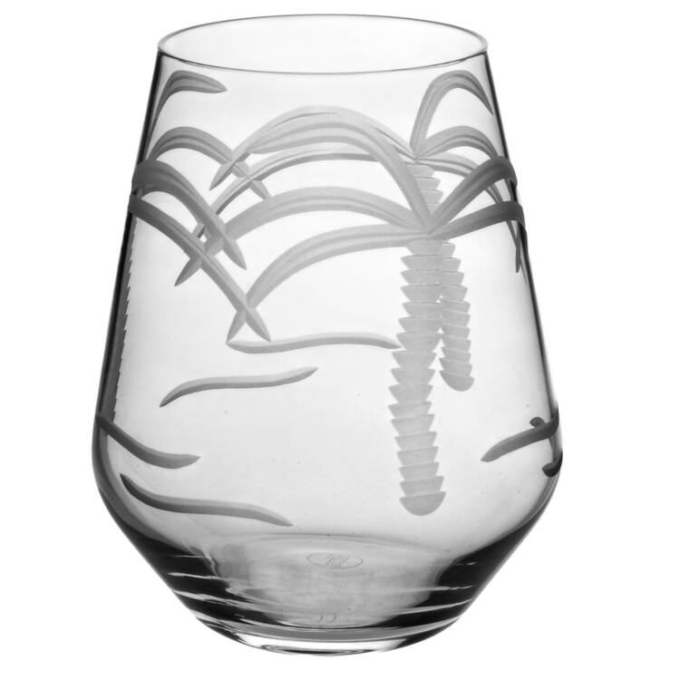 Palm Tree Flat Tumbler