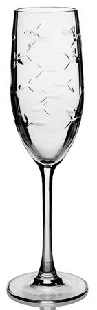 School of Fish Fluted Champagne
