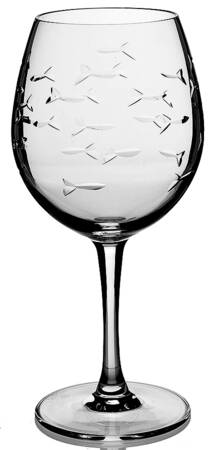 School of Fish Red Wine Balloon