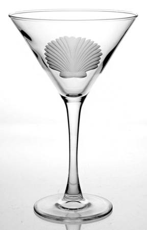 Seashell Martini Glass