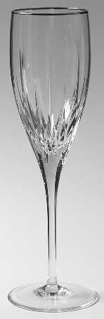 Soho (Platinum Trim) Fluted Champagne