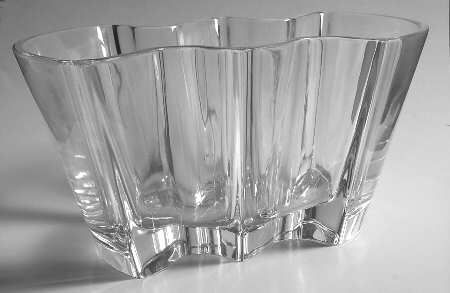 Accordion 12" Oblong Bowl