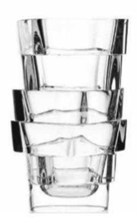 Superior 10" Square Vase