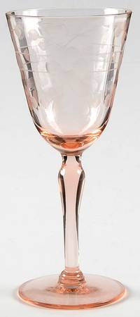 Blanche Pink Wine Glass