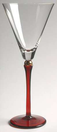 Carnevale Red Fluted Champagne