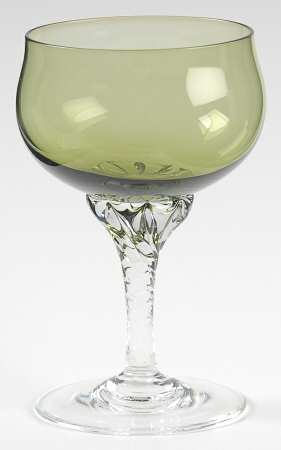 Coronation Dark Green Cordial Glass