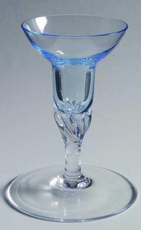 Hawthorne Azure (Light Blue) 5" Single Light Candlestick