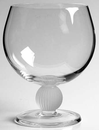Regency Clear (Frosted Ribbed Stem) Brandy Glass