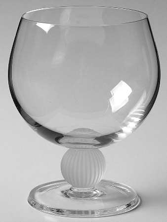 Regency Clear (Frosted Ribbed Stem) Brandy Glass