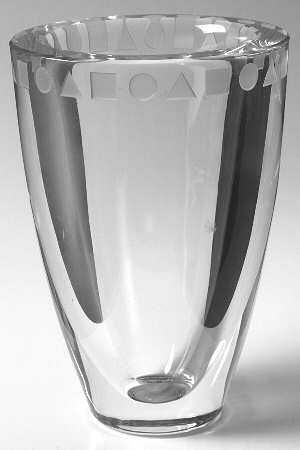 Sengai Clear 7" Flower Vase