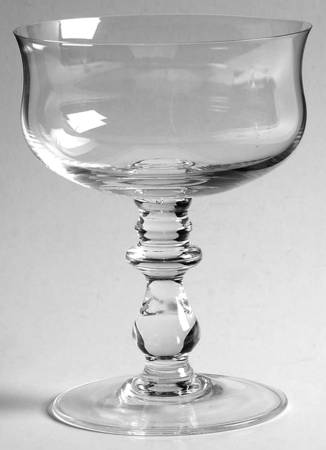 Versailles Clear Champagne/Tall Sherbet
