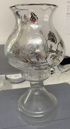 Flanders Clear Hurricane Lamp & Globe