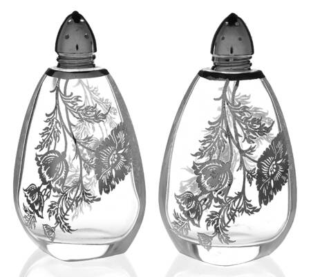 Flanders Clear Shaker Set with Metal Lids