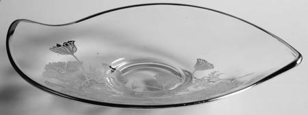 Flanders Clear 8" Oblong Relish