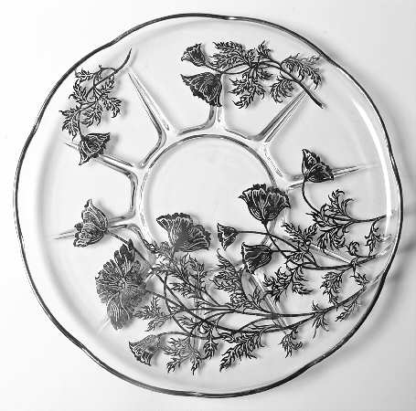 Flanders Clear 11" Sandwich Plate
