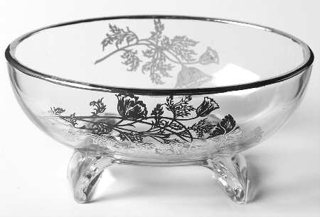 Flanders Clear Oval Flower Holder Base