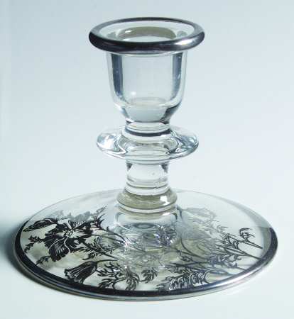 Flanders Clear Single Light Candlestick