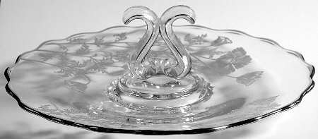 Flanders Clear Center Handle Tray