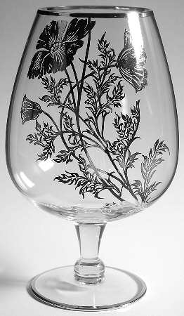 Flanders Clear 9" Oversize Vase Brandy Shape