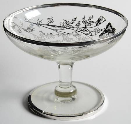 Flanders Clear Round Compote (Height X Width)