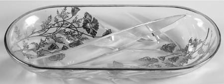 Flanders Clear 11" Oval 2 Part Relish