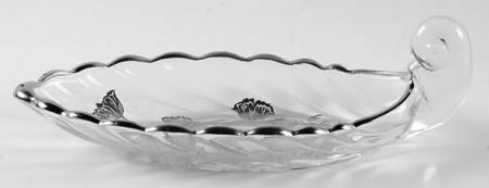 Flanders Clear 9" Pickle Dish