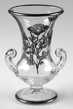 Flanders Clear 6" Handled Vase