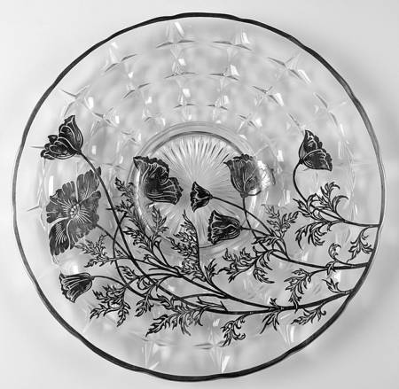Flanders Clear 13" Sandwich Plate