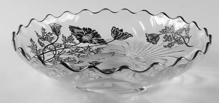 Flanders Clear 12" Cupped Bowl