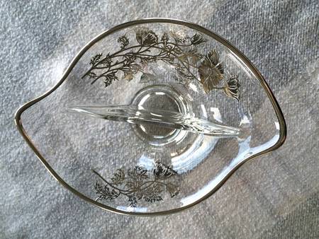 Flanders Clear 7" Oblong 2 Part Relish