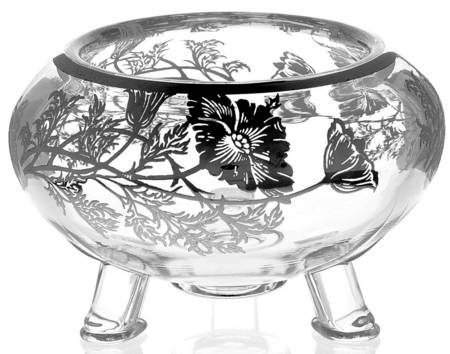 Flanders Clear 3" Rose Bowl
