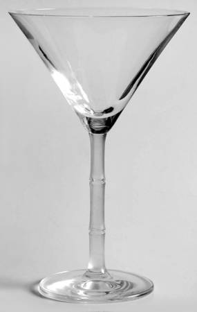 Bamboo Frost Martini Glass