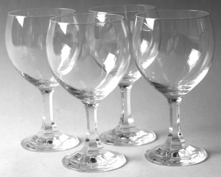 Banquet (Multisided Stem) Water Goblet - Set of 4