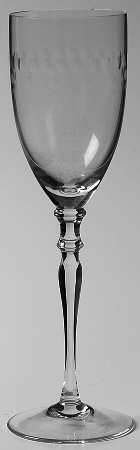 Beatrice (Cut Circles) Sherry Glass