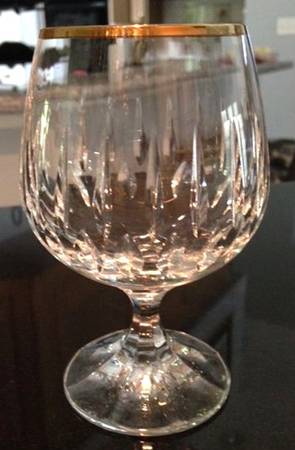 Carlton Gold Brandy Glass