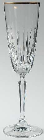 Carlton Gold Fluted Champagne
