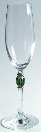 Camelot Green Fluted Champagne