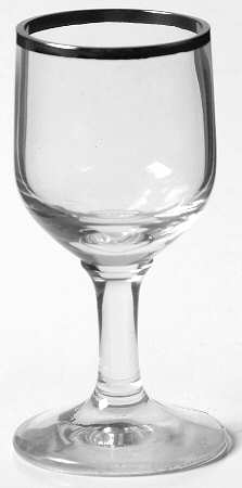 Europa Platinum Cordial Glass